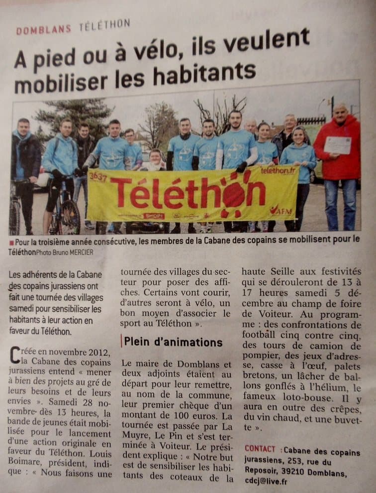 Annonce Telethon