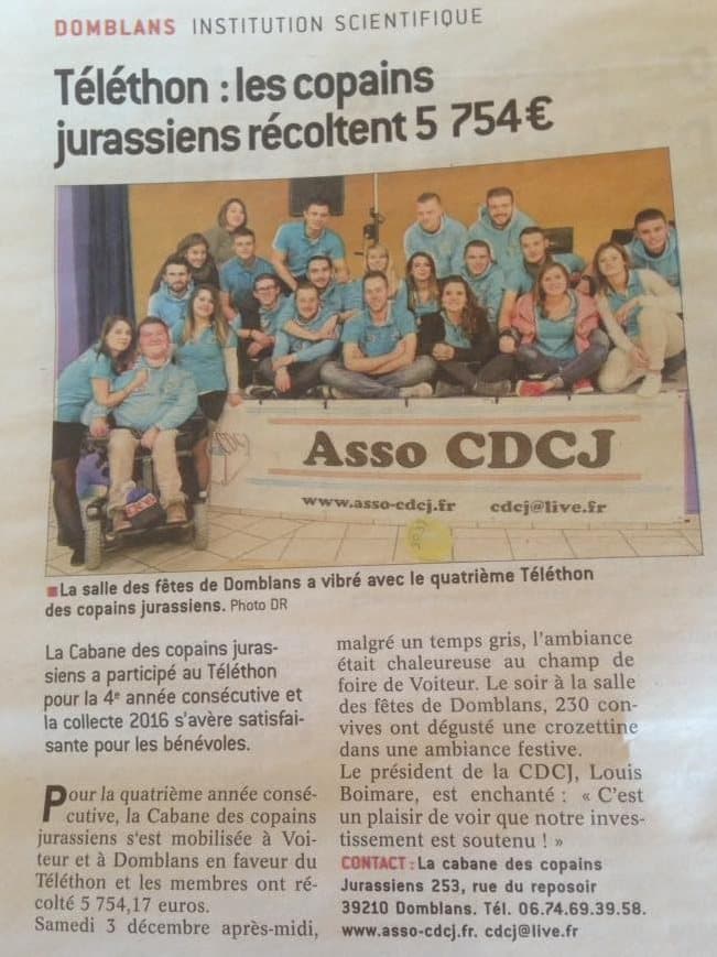 Après Téléthon 2016